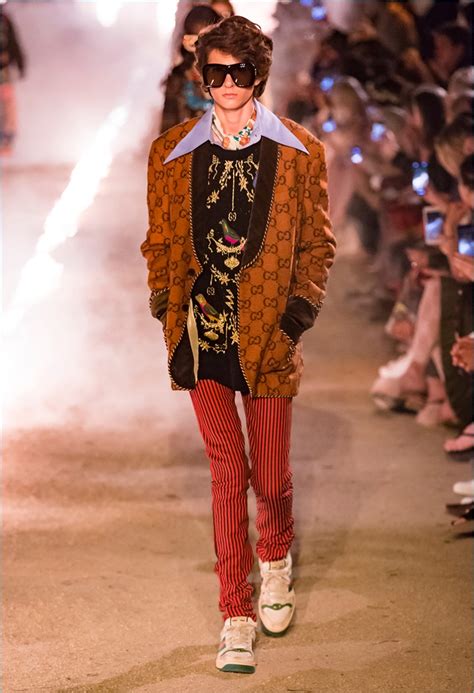 2019 men's gucci|Gucci fashion show dresses.